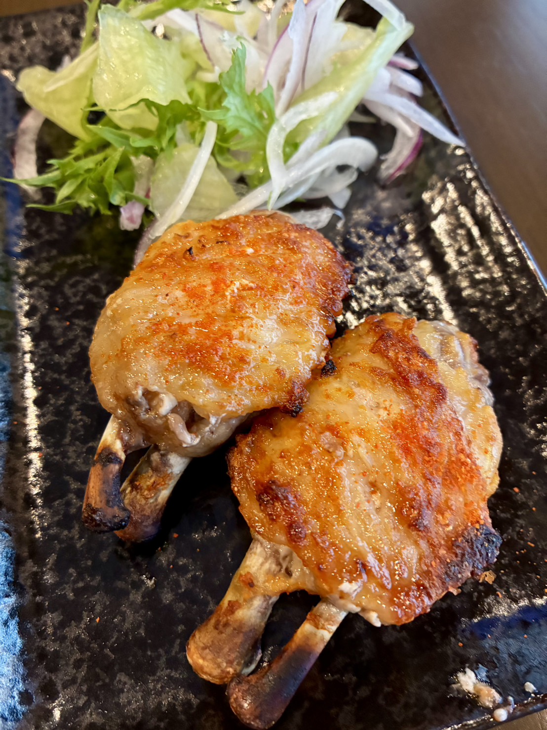 名物料理の山姥手羽